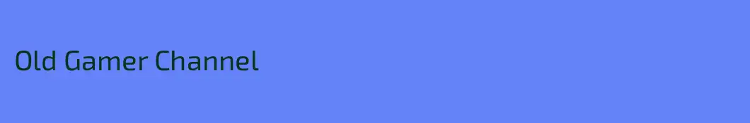 Old Gamer Channel